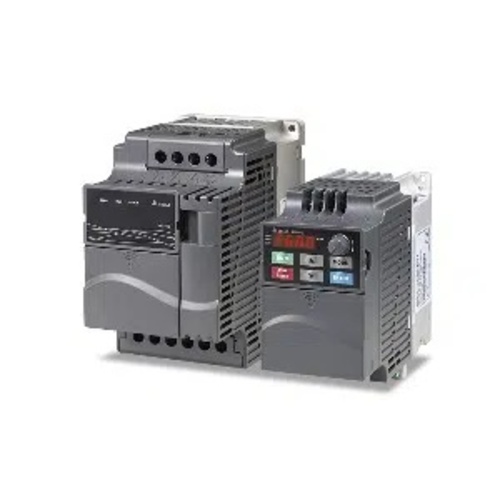 VFD075E43A 460V, 7.5KW / 10HP, Plastic Housing, Black | Inbuilt PLC, EMC Filter, Braking Chopper, IP54, Three-Phase