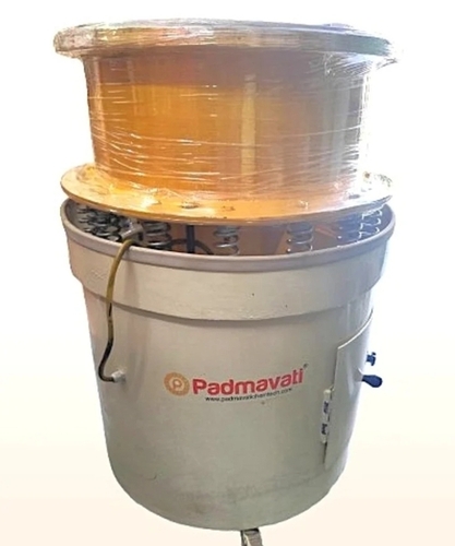 Vibratory Finishing Machine - Mild Steel, White, 220 Volt | Surface Polishing, Deburring, Uniform Finishing, Batch Processing, Durable, Low Maintenance