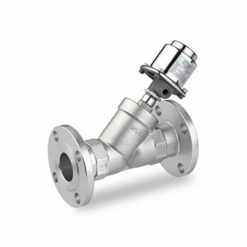 02 Aluminum Control Valve - Stainless Steel, Custom Size, Silver, Double Acting Actuator, Polished Finish, 220Â°C | High Pressure, Box Packaging
