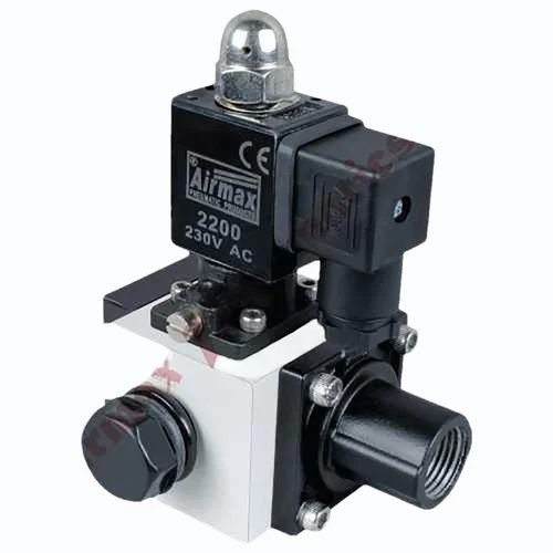 3/2 Way Poppet Solenoid Valve - Aluminium, 1/2" to 1.1/2" BSP, Silver | Industrial, Customized Size
