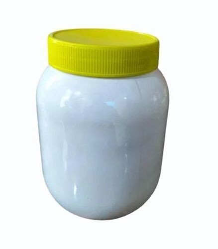 500ml White PET Jar - Polyethylene Terephthalate, Round Shape, White | Durable, Lightweight, Leak Proof
