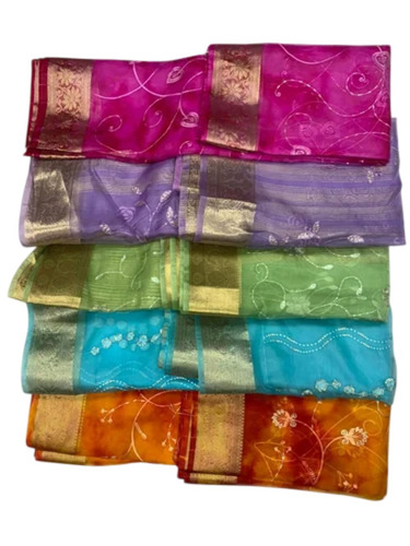 Casual Wear Printed Silk Saree