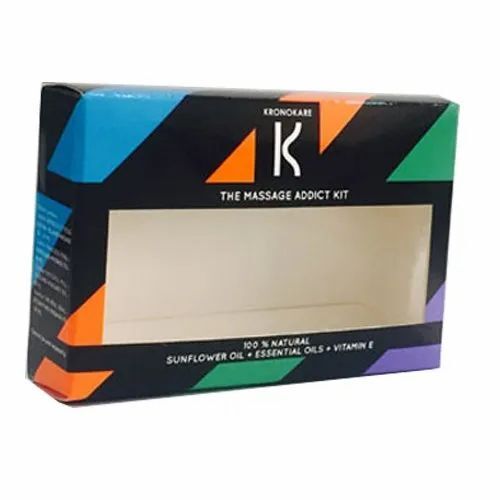 Printed Paper Window Box - Color: Multi Color