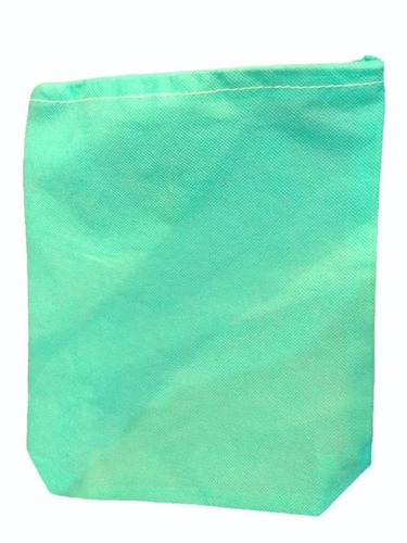 Relince Green Non Woven Packaging Pouch - PET Polyester Material, Green | Lightweight, Durable, Reusable with Handle