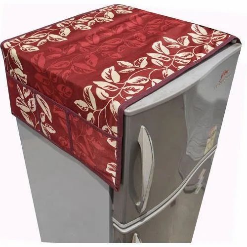 Stylish Refrigerator Top Cover - Standard Size, Maroon | Durable, Good Quality, New