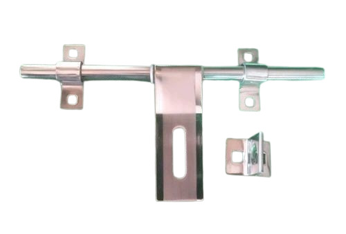 10 Inch Stainless Steel Door Aldrop - 14 mm Rod Thickness, Matt Silver Finish, Corrosion Resistant