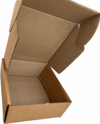 Brown Gift Packaging Box 5 Ply Die Cut - Corrugated, Custom Size, Square, Brown, Eco Friendly