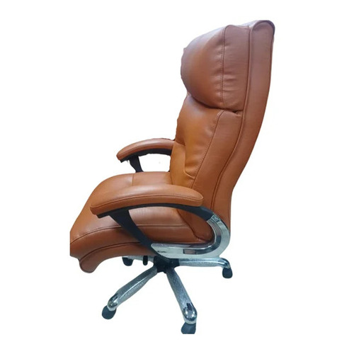 Brown Leatherette Director Office Chair
