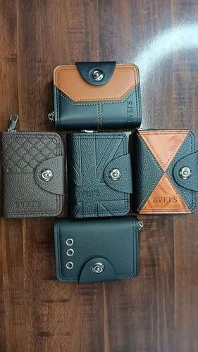 Compact Leather Card Holder Wallet