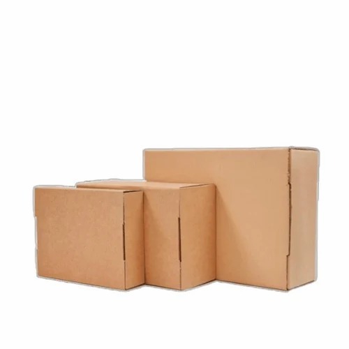 Corrugated Mailer Box - 3 Ply Rectangular Brown, Eco Friendly, Customizable, Biodegradable