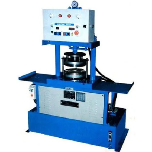 Double Die Banana Leaf Plate Making Machine
