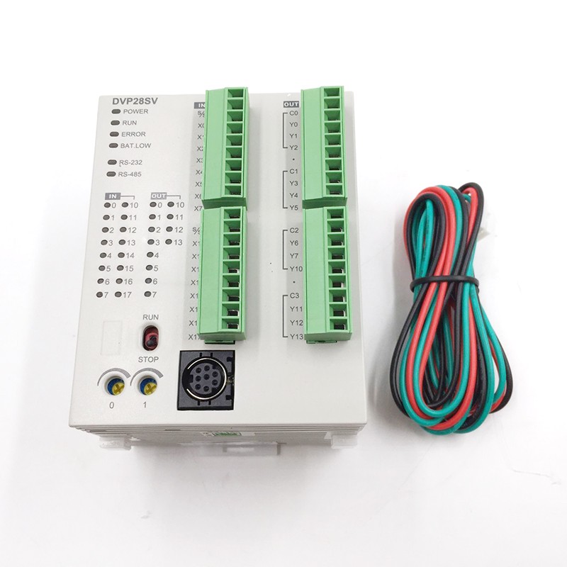 DVP28SV11R2 MPU With 16 DI 12 DO (R) - White, Panel Mount, 24 V DC Supply | 16 Digital Inputs, 12 Relay Outputs, 50/60 Hz, Single Phase