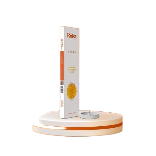 Fancy Incense Stick - Bamboo Charcoal Material, Brown Color | Eco-Friendly, Herbal Aroma, Indian Style