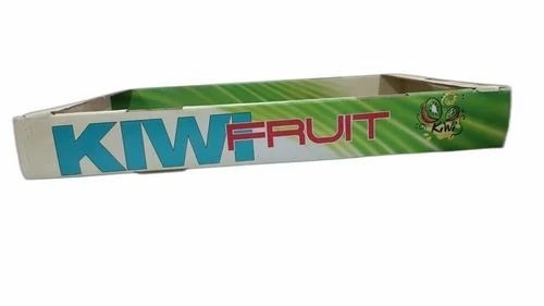 Multicolor Corrugated Kiwi Fruit Packing Small Size Tray