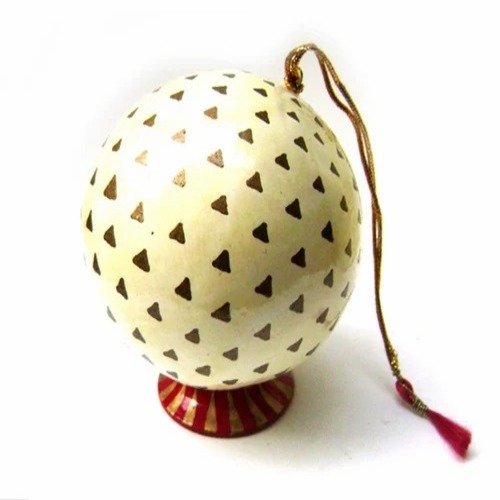Paper Mache Golden Ball