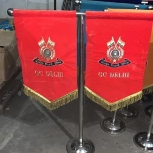 T Flag Stand Stainless Steel