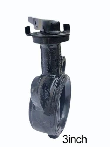 3inch Black Cast Iron Butterfly Valve