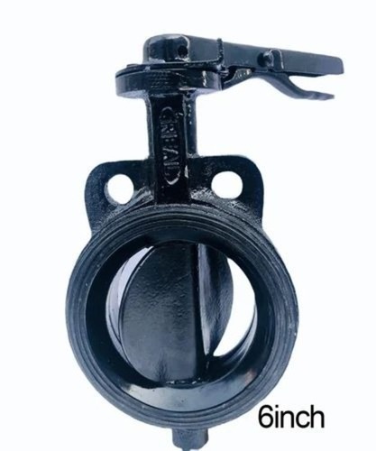 6inch Lug Butterfly Valve - Cast Steel, 6.0 Inch, Black, Pn 25 | Manual Power, Industrial Use