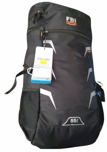 Black Plain Nylon Travel Bag - Nylon Various Sizes Black | Durable Lightweight Fine Finished Modern Style