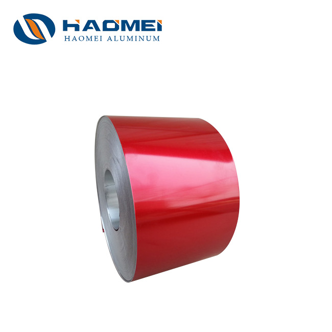Color Coated Aluminum Strip - Red Polyester Coating, Corrosion Resistant, Lightweight, Easy Forming