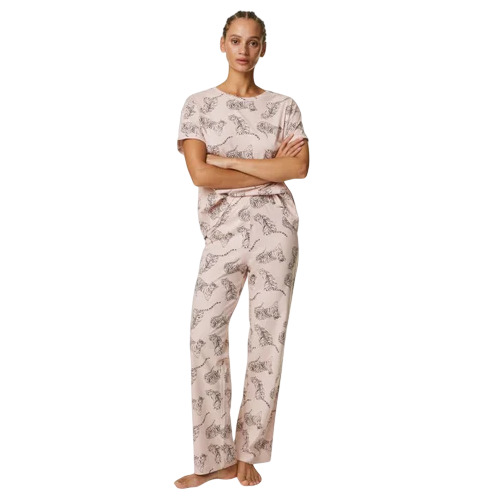 Cream Womens Pyjama Set