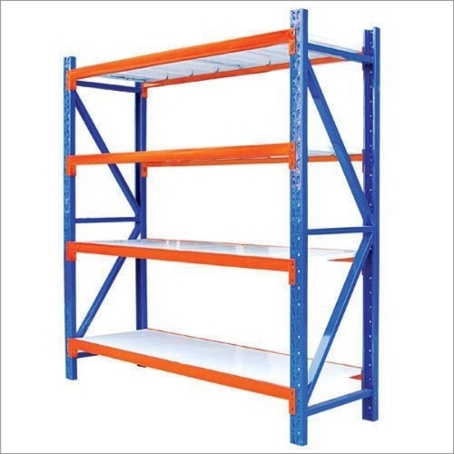 Iron Storage Rack - Mild Steel 8ft x 3ft x 2ft, Multicolor | Durable, Eco-Friendly, Industrial Use