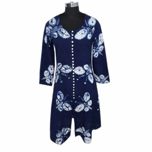 Ladies Printed Kurti - Cotton, Multi Color, Various Sizes | Breathable, Anti UV, Quick Dry, Comfortable Fit