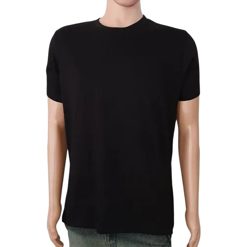 Mens Plain Round Neck Biowash T-Shirt