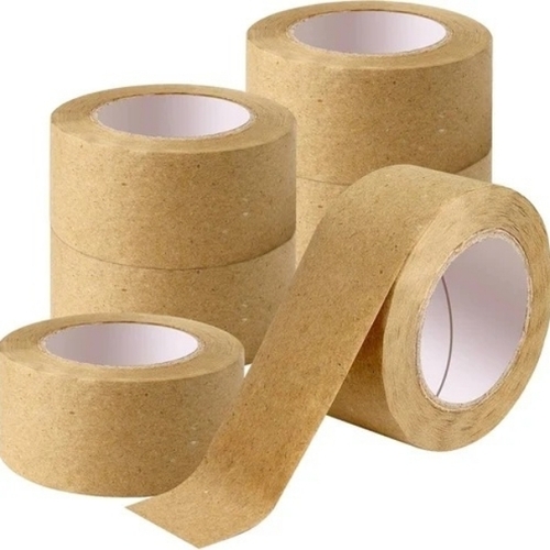 Paper Gum Tape - Polyester, 48mm x 50m, Brown | High Tack Adhesive, Packaging Use, 12 Months Shelf Life