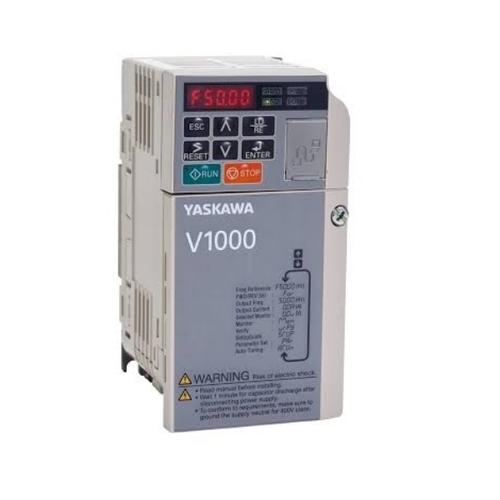 Yaskawa Ac Drive V100 - White, 3 Phase, 2.2 kW (3 HP) Motor Power | New, Standard Processing