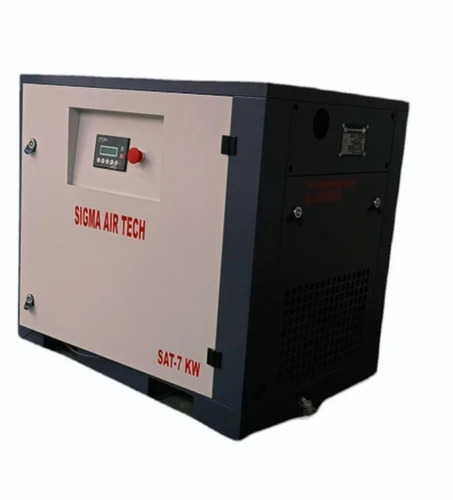 30 HP Screw Air Compressor - White, 30 HP, 130 CFM, Air Cooled | Variable Speed VFD, Three Phase, 1000 L Receiver
