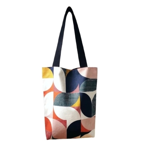 Canvas Cotton Tote Bags - Durable Lightweight Multicolor Canvas Tear Resistant Moisture Resistant Flexible Weave