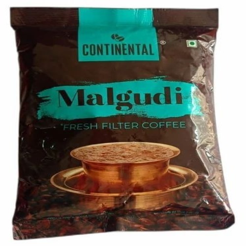 Continental Malgudi Fresh Filter Coffee Powder - Brown 200g Packet | Herb Flavor Grade A Antioxidants Strong Taste