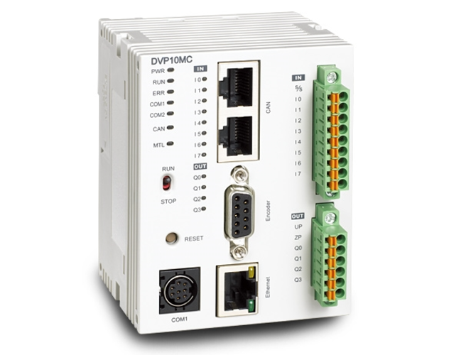 DVP10MC11T Motion PLC 8 DI 4 DO (T) CANopen DS402 - White, Panel Mount, 100-240V AC | High-Speed Motion Control, Stable Differential I/O, Flexible Signal Monitoring