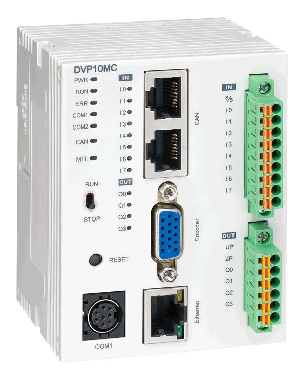 DVP15MC11T-06 Motion PLC 16 DI 8 DO Differential 6 Axis Control