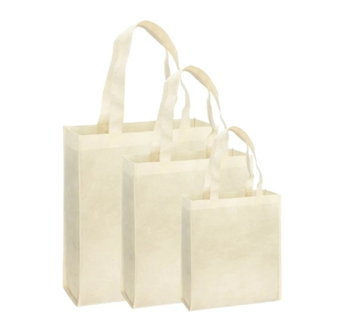 Gusseted Cotton Bag - Cotton White | Durable Lightweight Tear Resistant Moisture Resistant Flexible Weave Eco Friendly Reusable