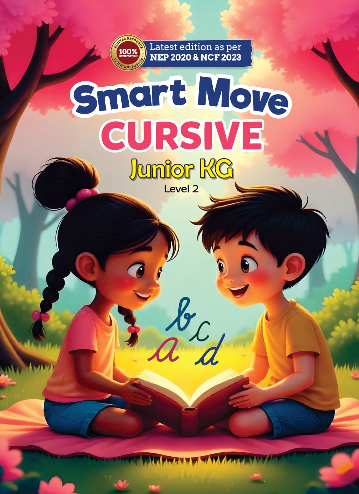 Junior Kg Level 2 Smart Move Cursive Book - Color: Multicolour