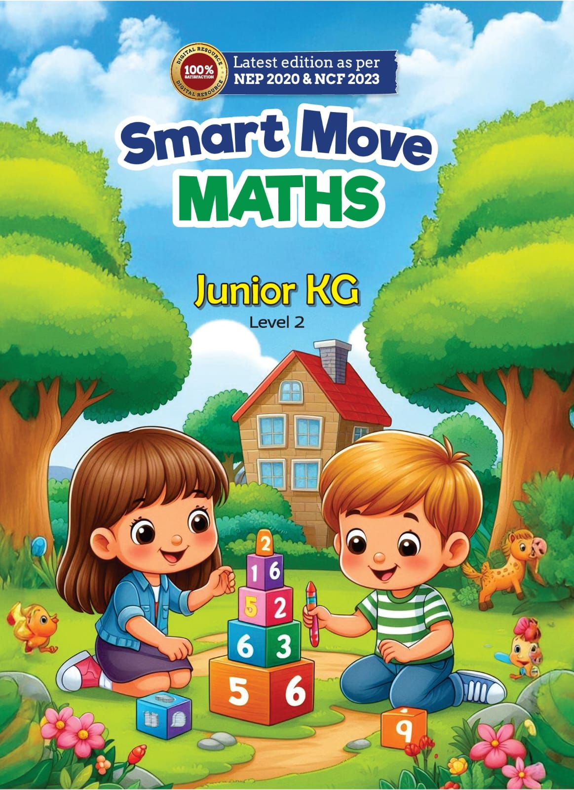 Junior Kg Level 2 Smart Move Maths - Color: Multicolour