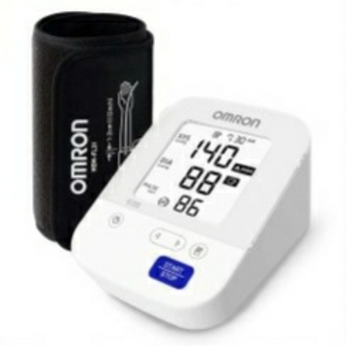 Omron Automatic Blood Pressure Monitor - Polycarbonate Small Adult Cuff 15.2x10.5x8.5cm White Digital Battery Powered 1 Year Warranty