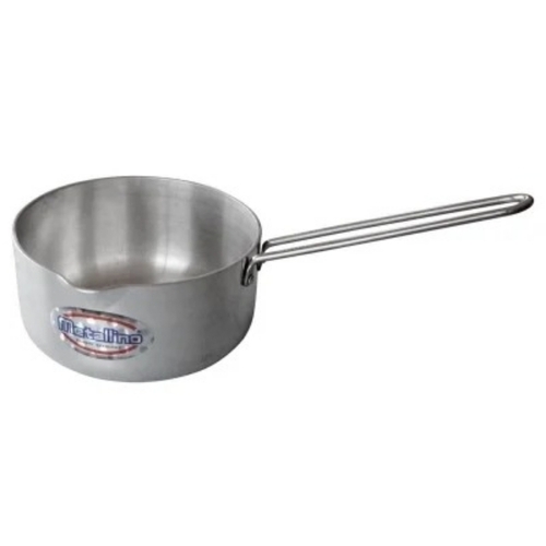 Sauce Pot - Aluminum 800 ml, Silver Round | Metal, Custom Size, 1 Year Warranty