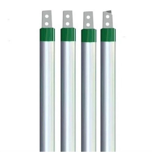 Galvanized Rod G I Earthing Electrode - Galvanized Steel, 5 mm, Silver | Good Quality