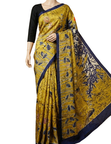 Hand Crafted Bishnupuri Katan Silk Saree