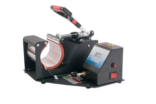 Heat Press Mug Printing Machine - Metal, Standard Size, Electric Power Source | Semi-Automatic, Human Machine Interface, 1 Year Warranty