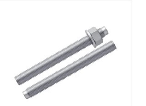 Iron Chemical Anchor Fasteners - Iron, Standard Size, Silver | Anti Rust, Polished Finish, Industrial Grade