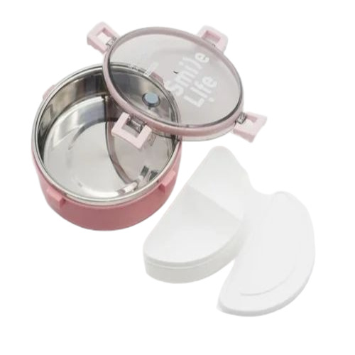 Round Stainless Steel Lunch Box