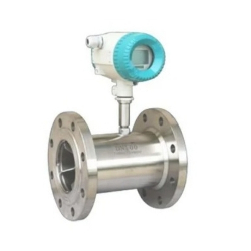 Turbine Flow Meter - SS and Plastic, Silver, 50 Hertz, 20 Bar Digital Display | Automotive Application