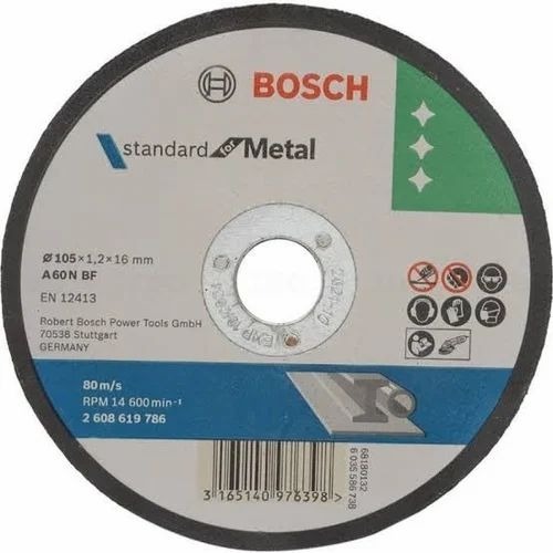 01 Bosch Ag4 Cutting Wheel 1.2mm - Cobalt Alloy, 4 Inch Diameter, Metal Cutting, Finishing Round