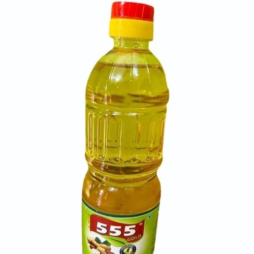 Gold Refined Groundnut Oil - 550mL, Refined Quality | Smooth Texture, Heart Healthy, Non-Greasy, Stable Frying