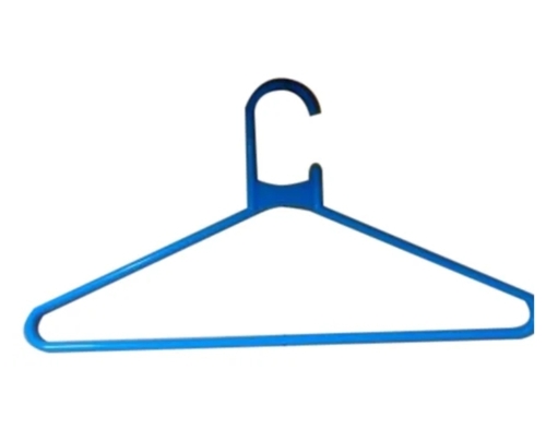 Home Plastic Hanger - Plastic, Blue | Lightweight, Durable, Smooth Finish, Strong Grip, Rust Free, Flexible