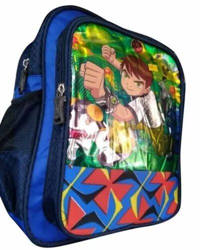Kids Zipper Polyester Printed School Bag